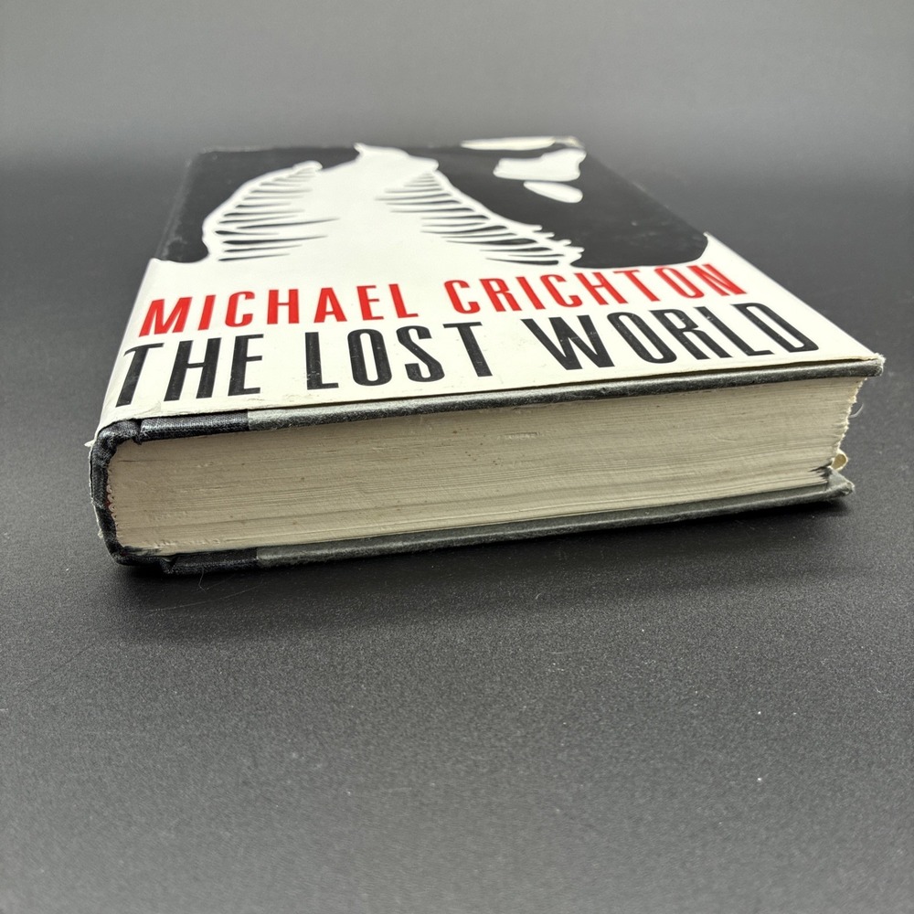 Michael Crichton The Lost World 1995 HC/DJ 1st First Trade Edition Jurassic Park - Picture 5 of 16